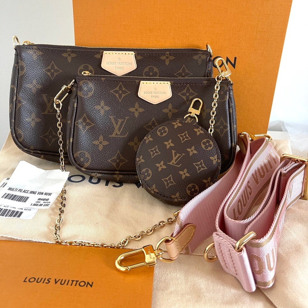 Authentic Louis Vuitton pink Pochette - Picture 5 of 17
